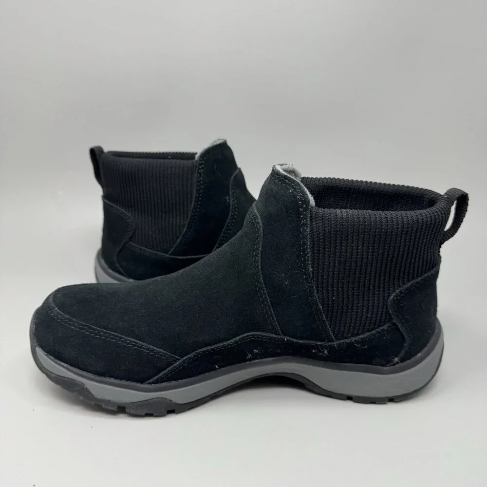 L.L.Bean Tek 2.5 Women’s 8 Waterproof Insulated Suede Slip On Winter Boots - Picture 2 of 10